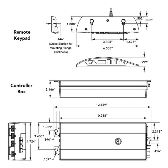 L-M132012 -  Motor Driven 12" Lift Kit - 1320 lb