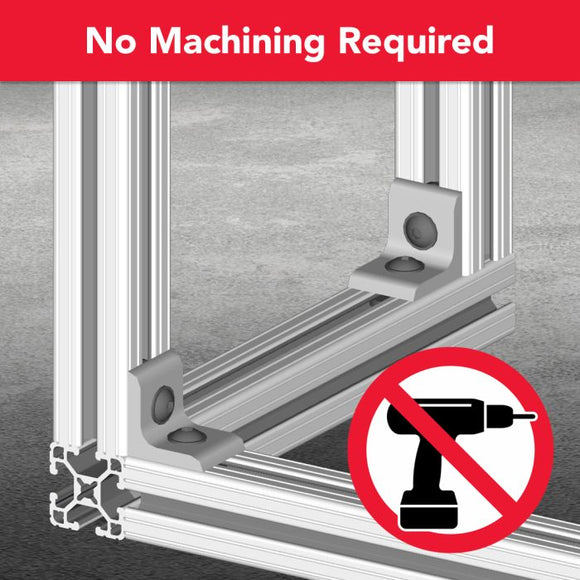 4302 - 15 Series & Ready Tube 2 Hole - Inside Corner Bracket