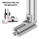 3382 - 1/4-20 Slide-in Economy T-Nut - Centered Thread-3