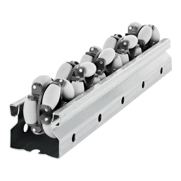 R40-RT48BD -  Bi-Directional Steel Roller Track Narrow