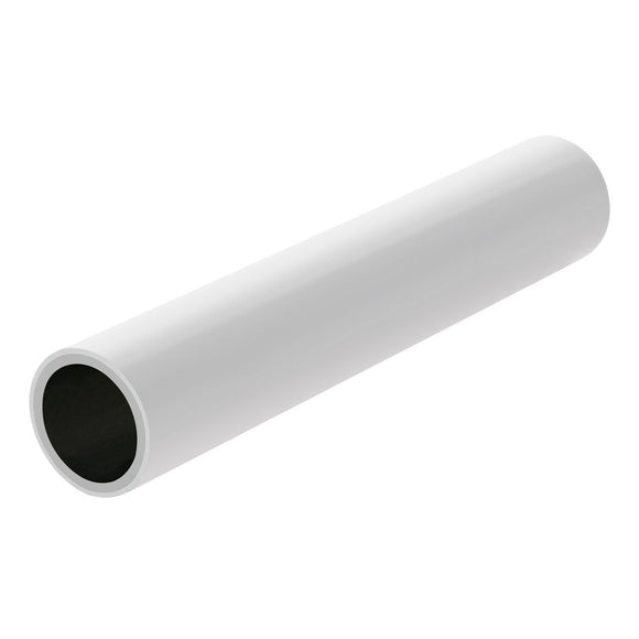 SP-157-SWH -  Snow white 4 m PE Coated Steel Pipe 2 mm Thick