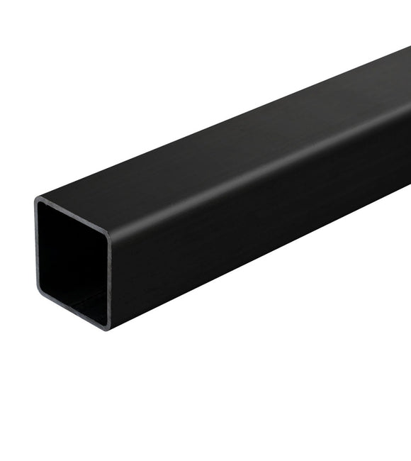 SQP-96-BK -  Black 8 ft Steel Square Pipe 1.575" x 1.575"
