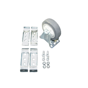 W-4PF-KIT -  4" Rigid Plate Caster - Kit