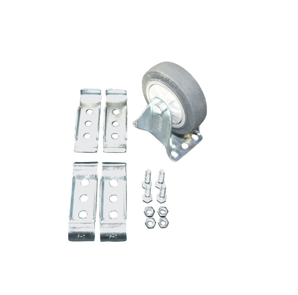 W-4PF-KIT -  4" Rigid Plate Caster - Kit