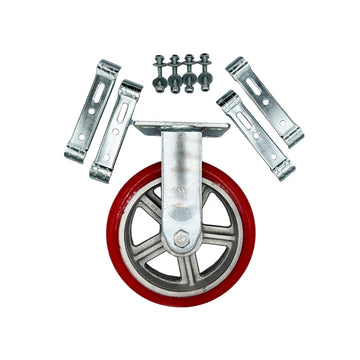 W-8PF-KIT -  8'' Plate Fix Caster Kit
