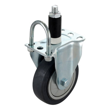 W-4EF -  4" Rigid Stem Caster