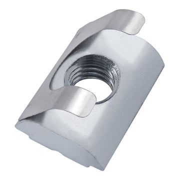13093 -  M6 Short Self-Aligning Roll-in T-Nut with Spring Leaf